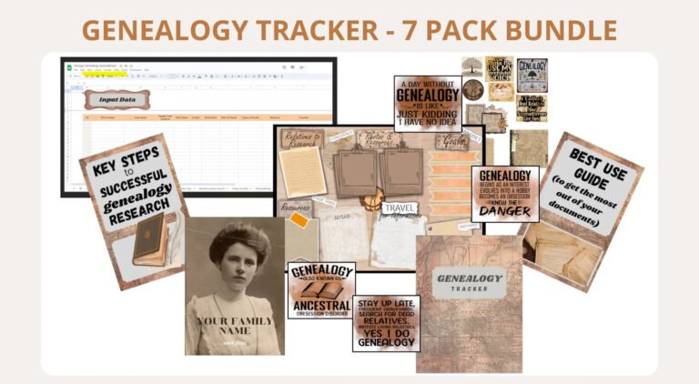 Genealogy Tracker Bundle