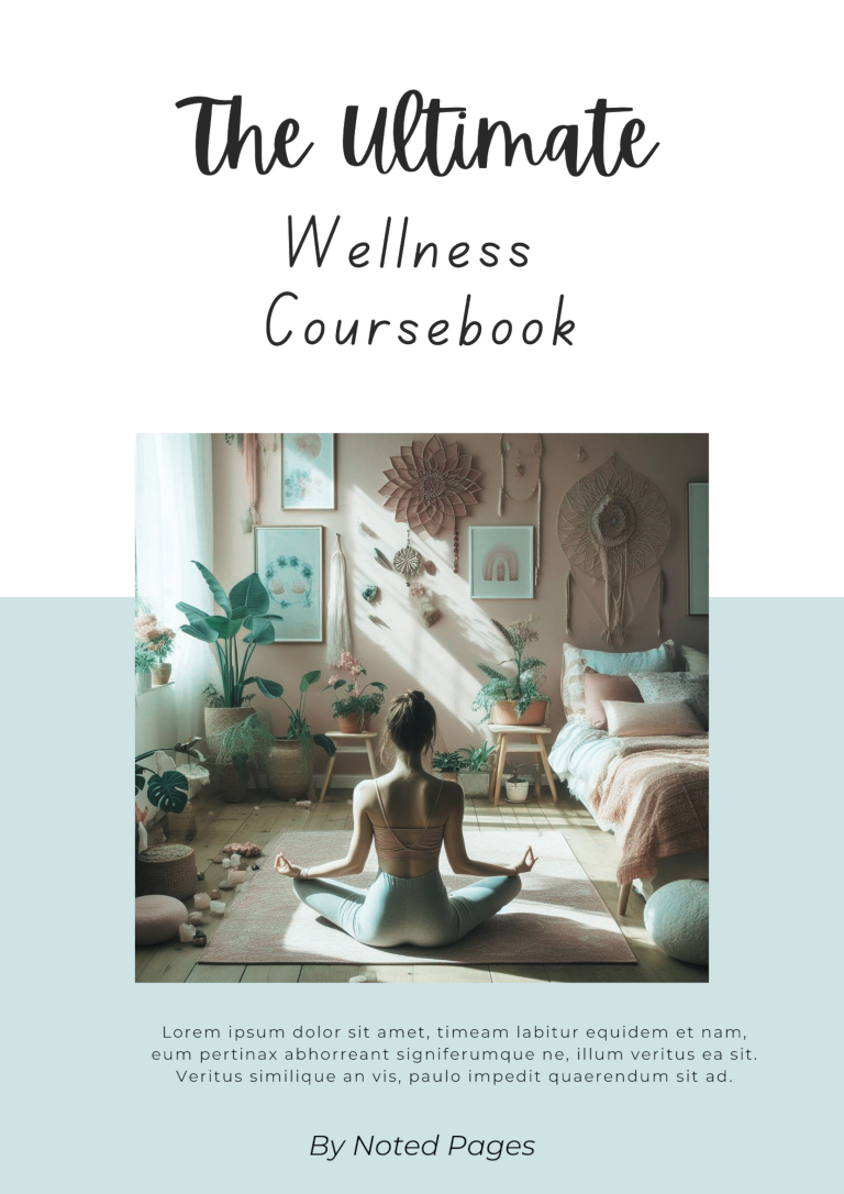 Ultimate Wellness Coursebook Template