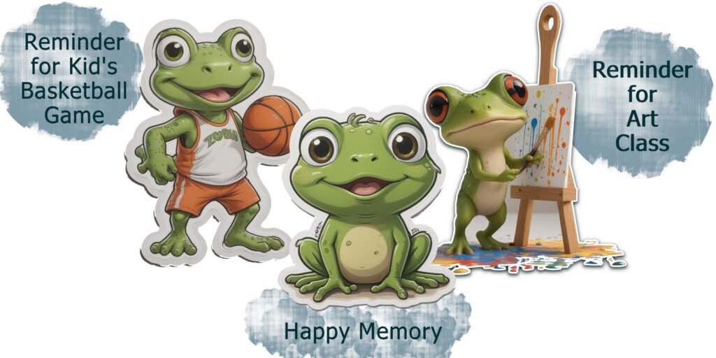 Frog Planner Stickers - Kids