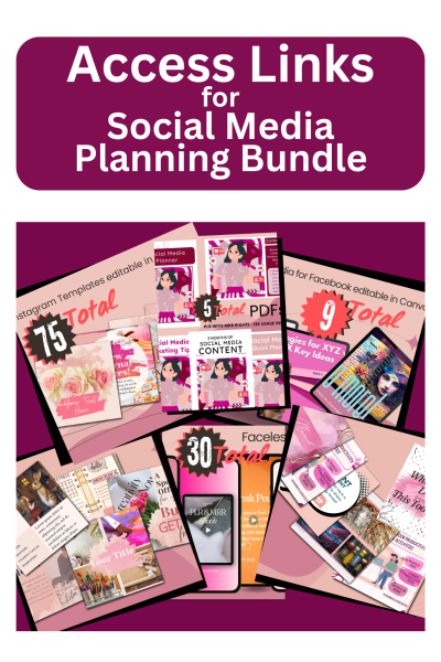 Access Links for Social Media Planning Bundle